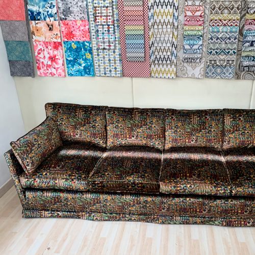 Sillón tapizado  brillante