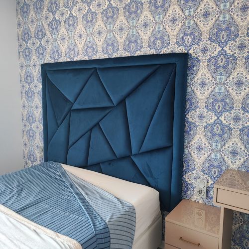 Cabecero de cama tapizado